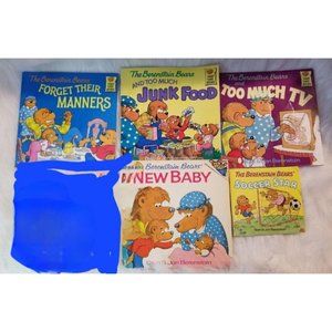 Berenstain Bears Book Lot Set of 5 Books